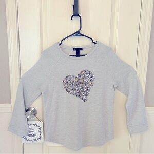 INC, medium gray sweater